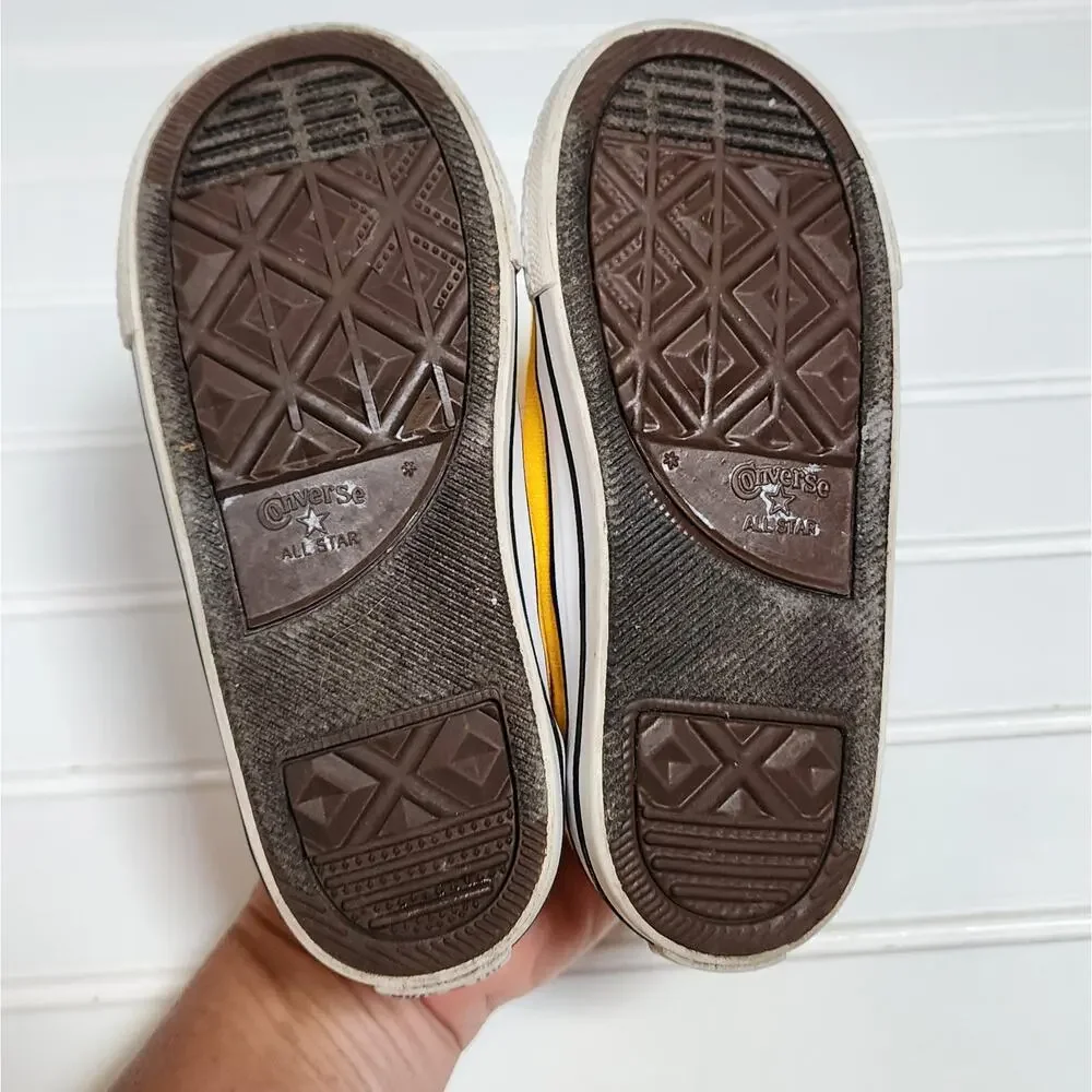 Converse Kids Chuck Taylor All Star Low Sneakers Size 9 Yellow